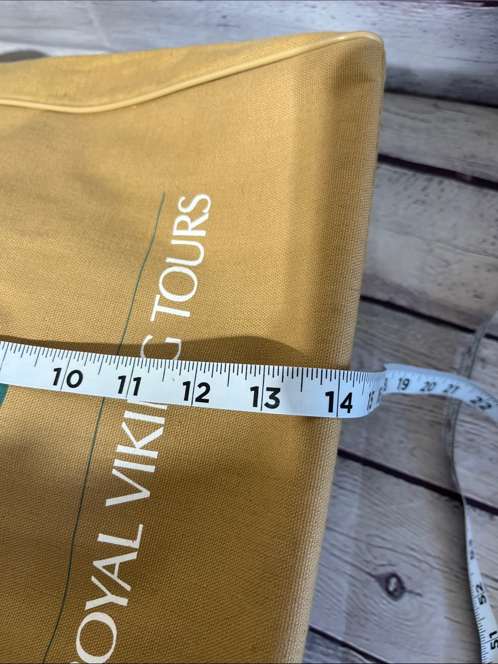 Tan Canvas Travel Tote Bag - Picture 9 of 9
